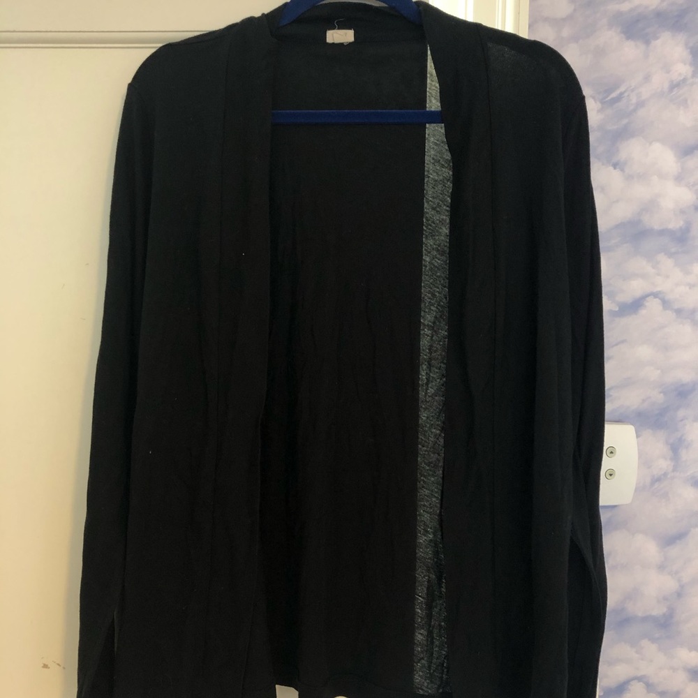 J Crew Black Cardigan